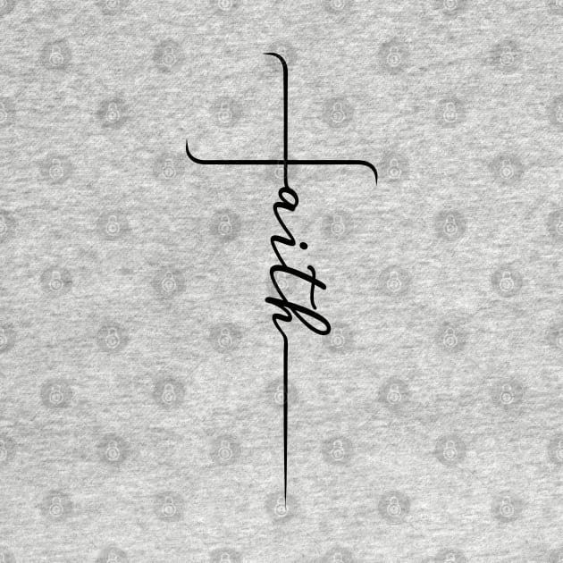 Faith Cross by Litho